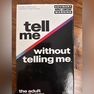Tell Me Without Telling Me Game